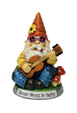 Gnome Worry, Be Happy Gnome Figurine