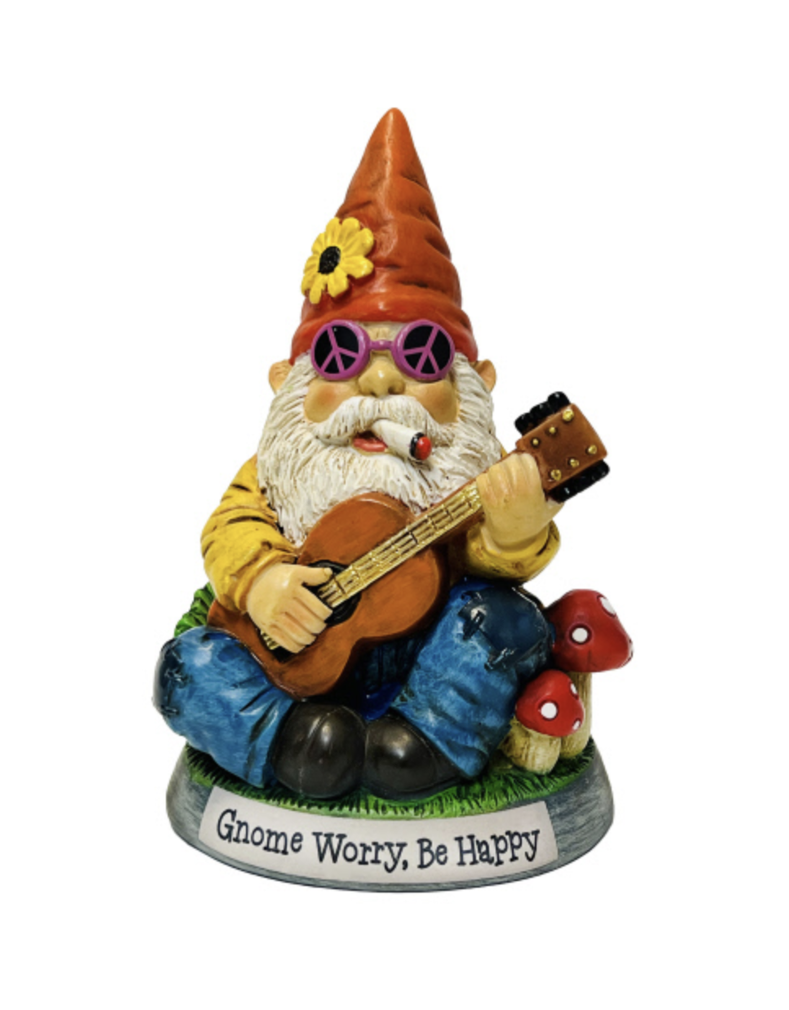 Gnome Worry, Be Happy Gnome Figurine