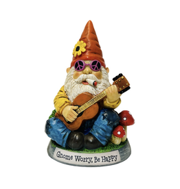 Gnome Worry, Be Happy Gnome Figurine