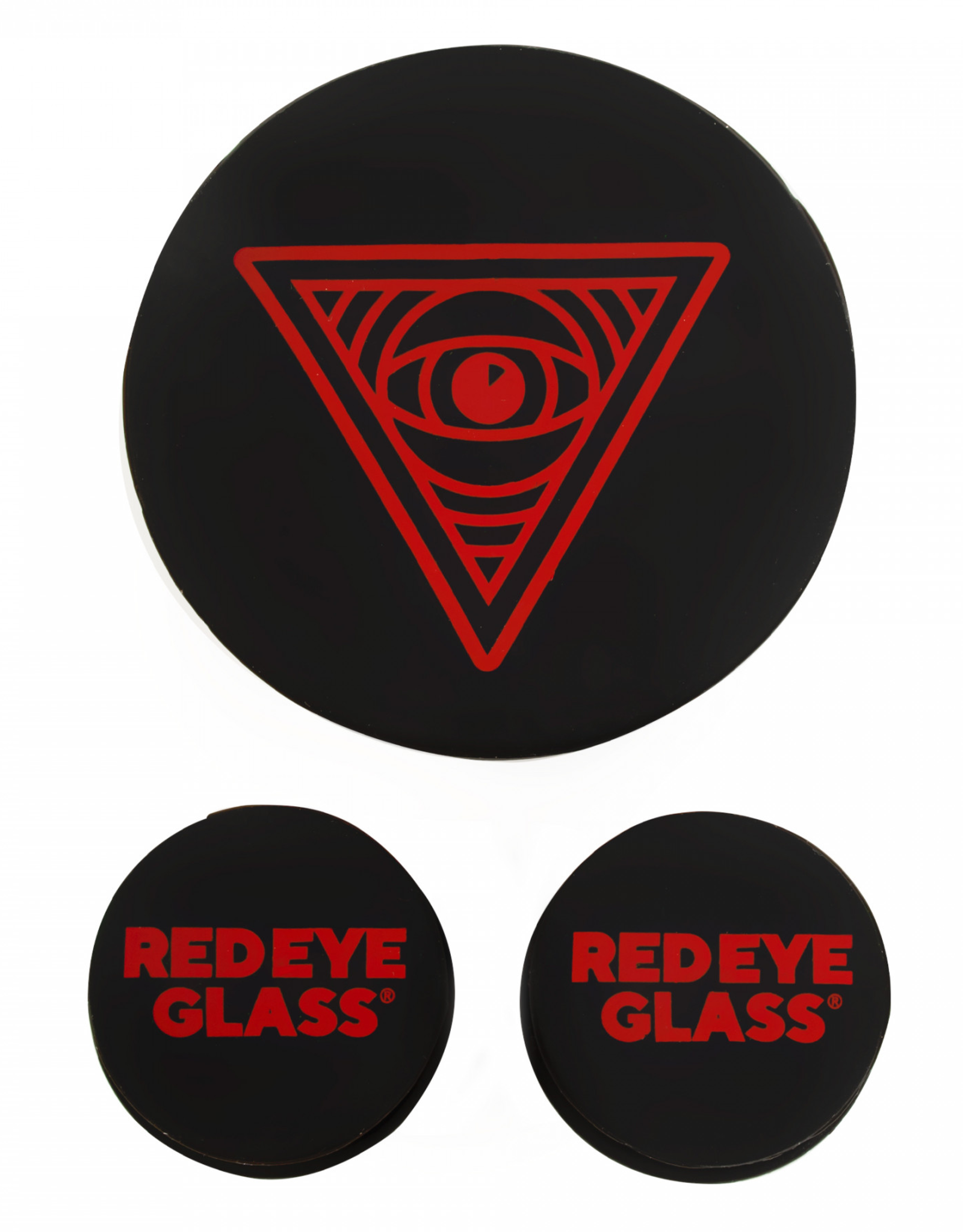Red Eye Glass Silcone Cleaning Caps