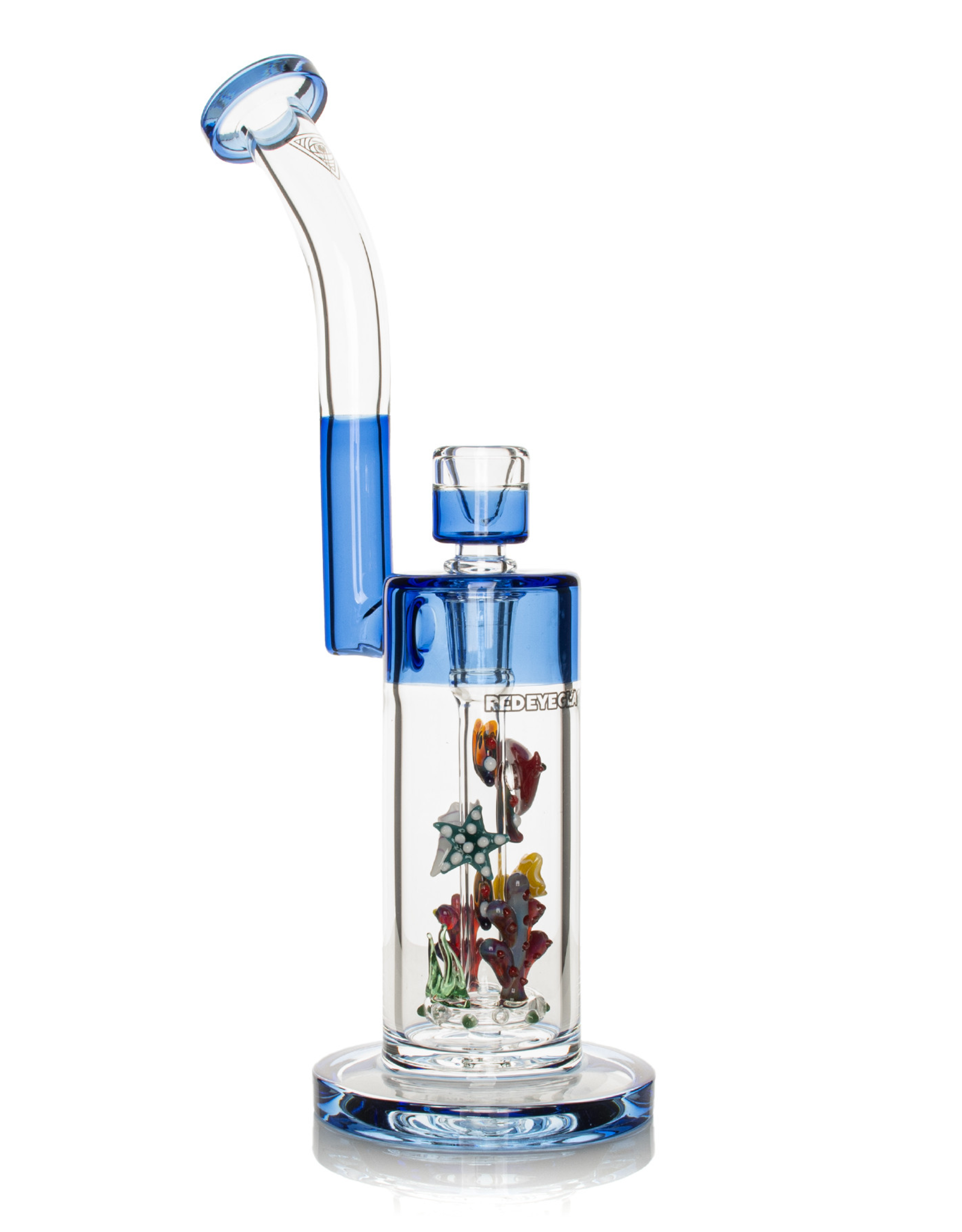 Red Eye Glass 10" Sealife Bubbler by Red Eye Glass