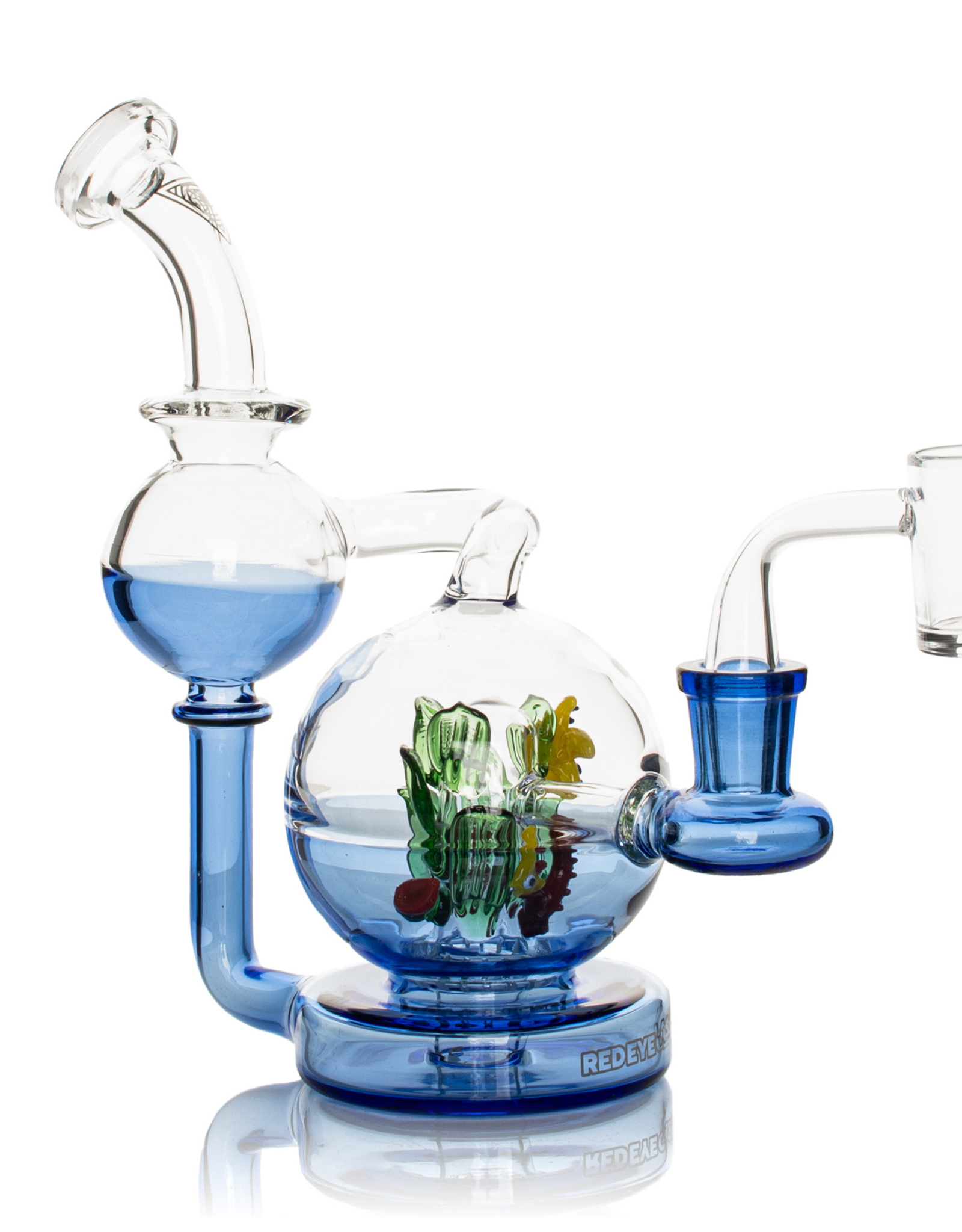 Red Eye Glass 7" Sealife ORBR Recycler by Red Eye Glass