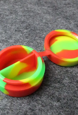 Double Chamber 10ml Silicone Container - Asst. Colours