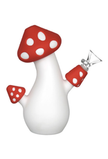 6.5" Aware Amanita Silicone Water Pipe
