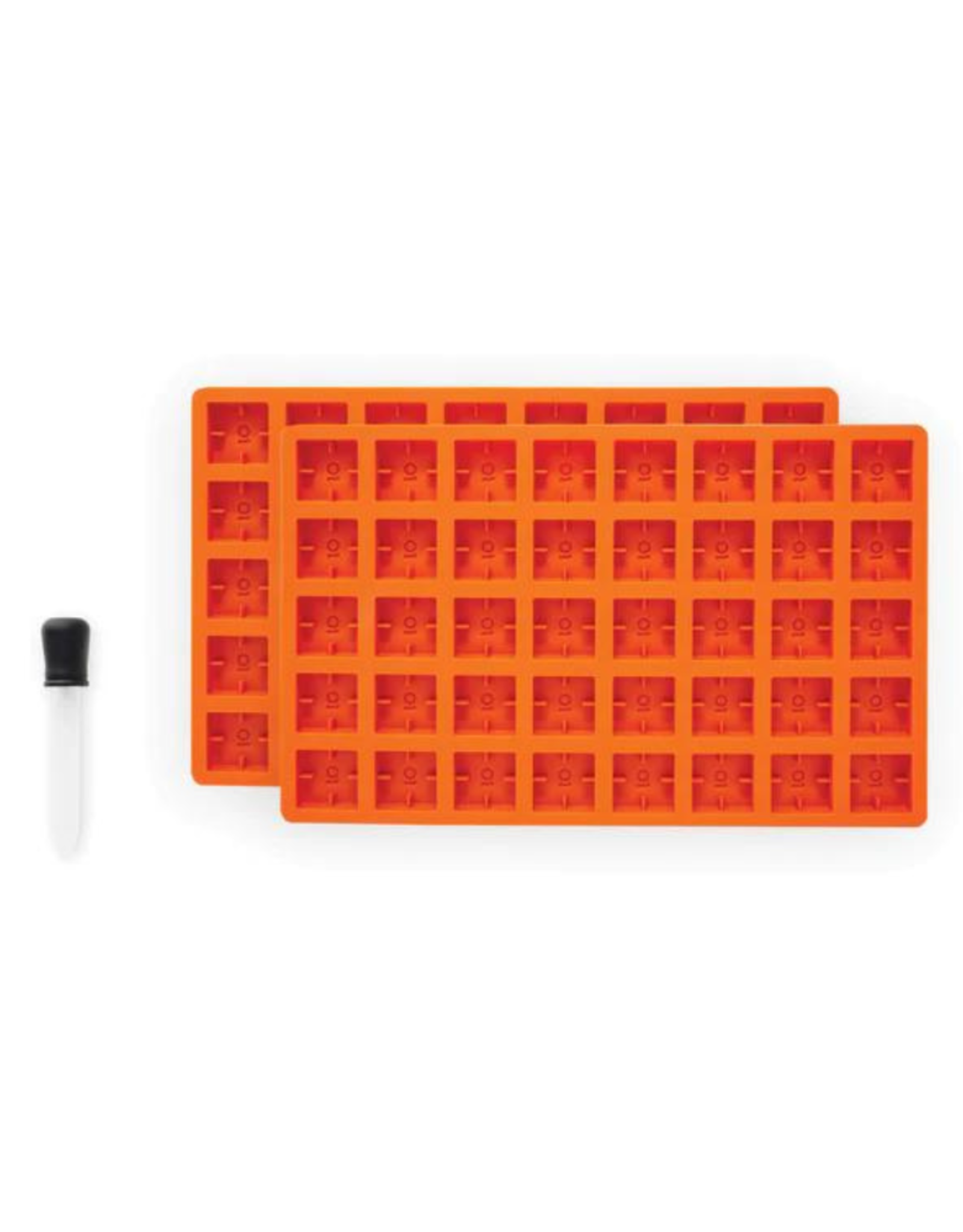 Ongrok Silicone Square Gummy Molds with Dropper - 2 Pack