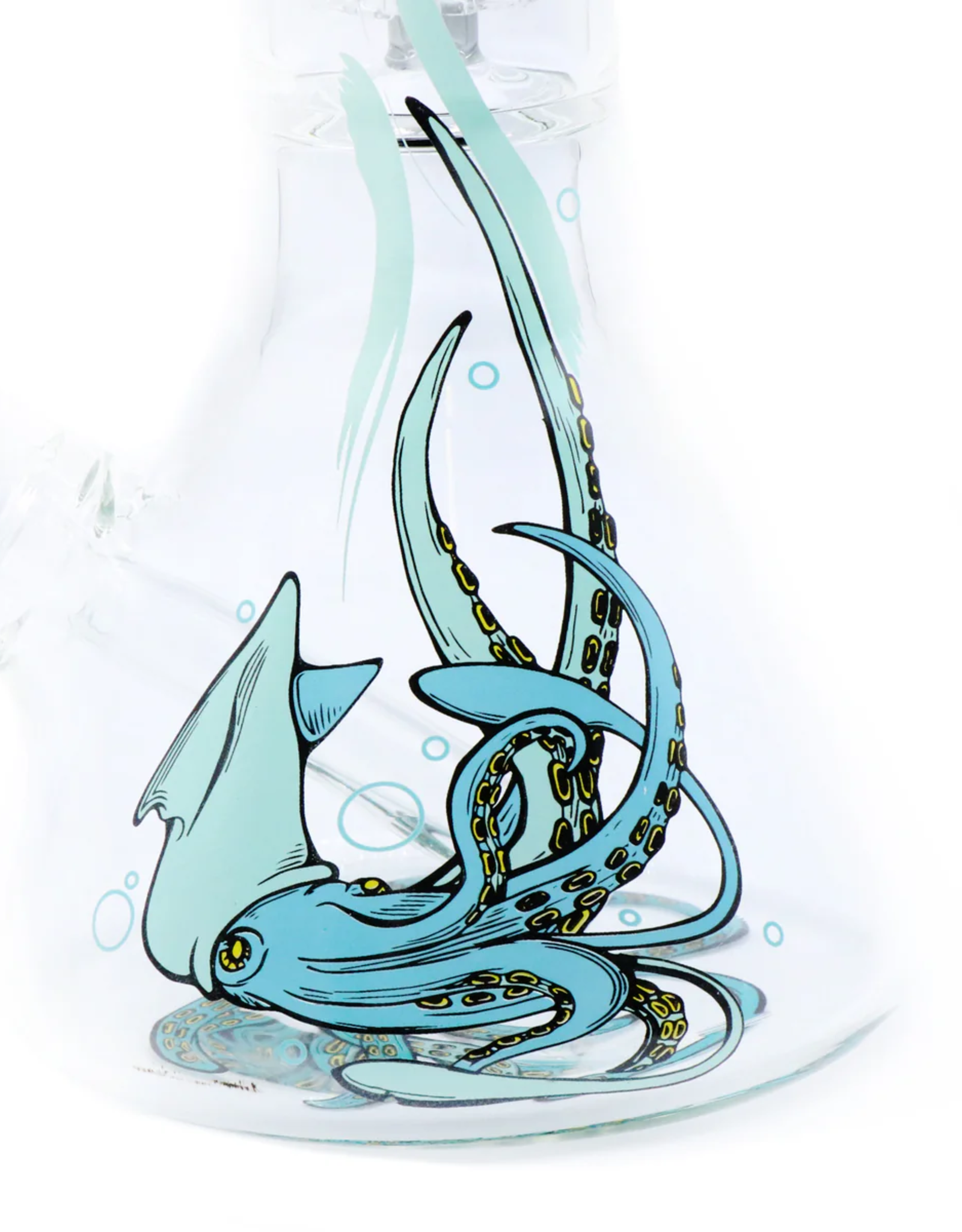 Infyniti 14" Blue Squid 12 Arm Perk Bong by Infyniti