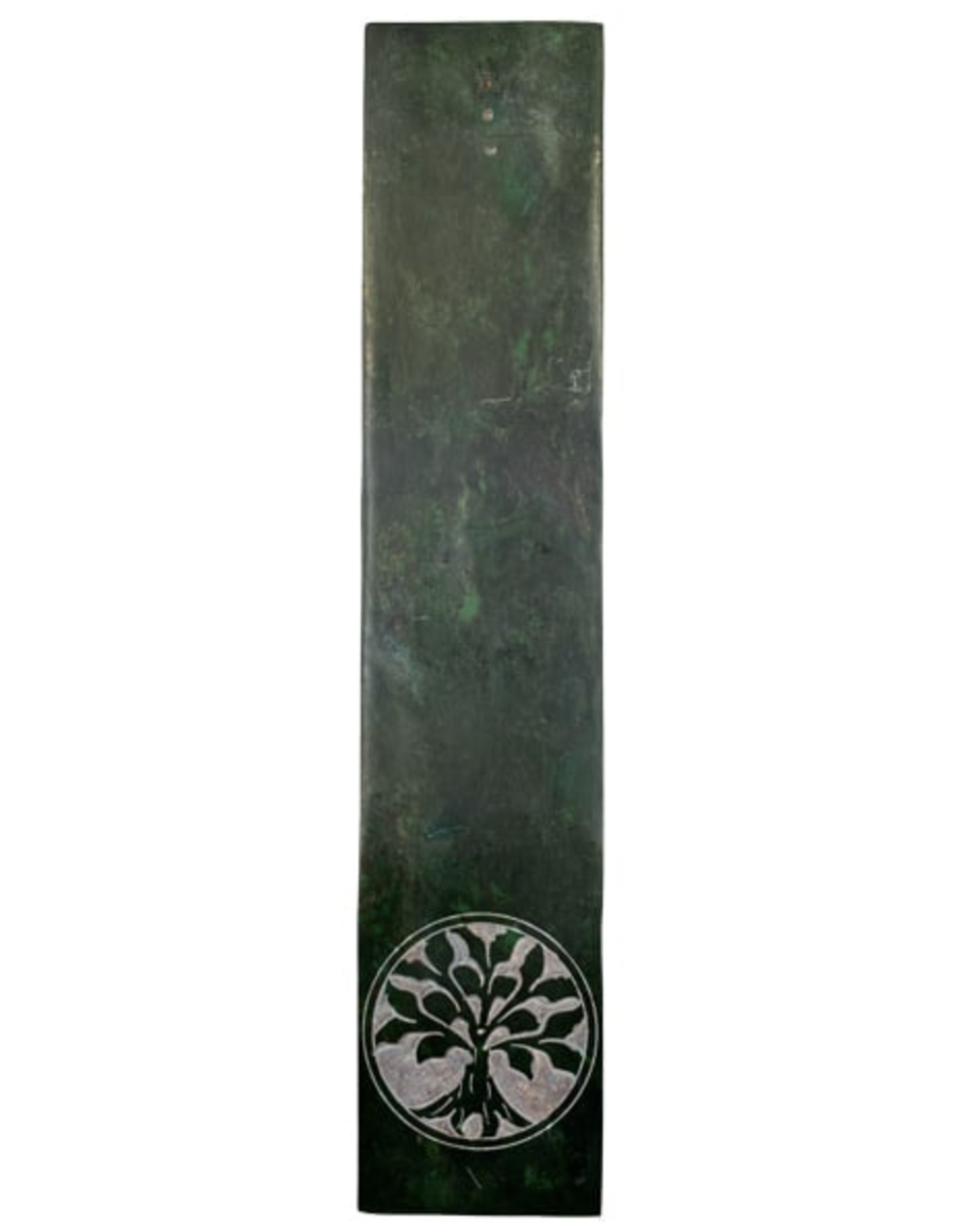 Green Tree of Life Soapstone Incense Burner