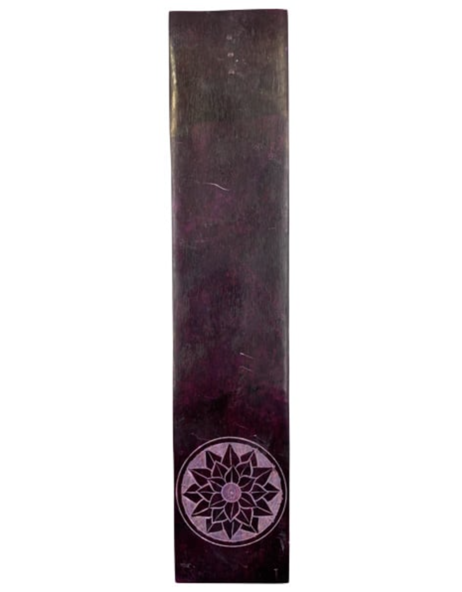 Purple Lotus Soapstone Incense Burner