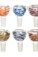 14mm Glass on Glass Bowl - Assorted Colours