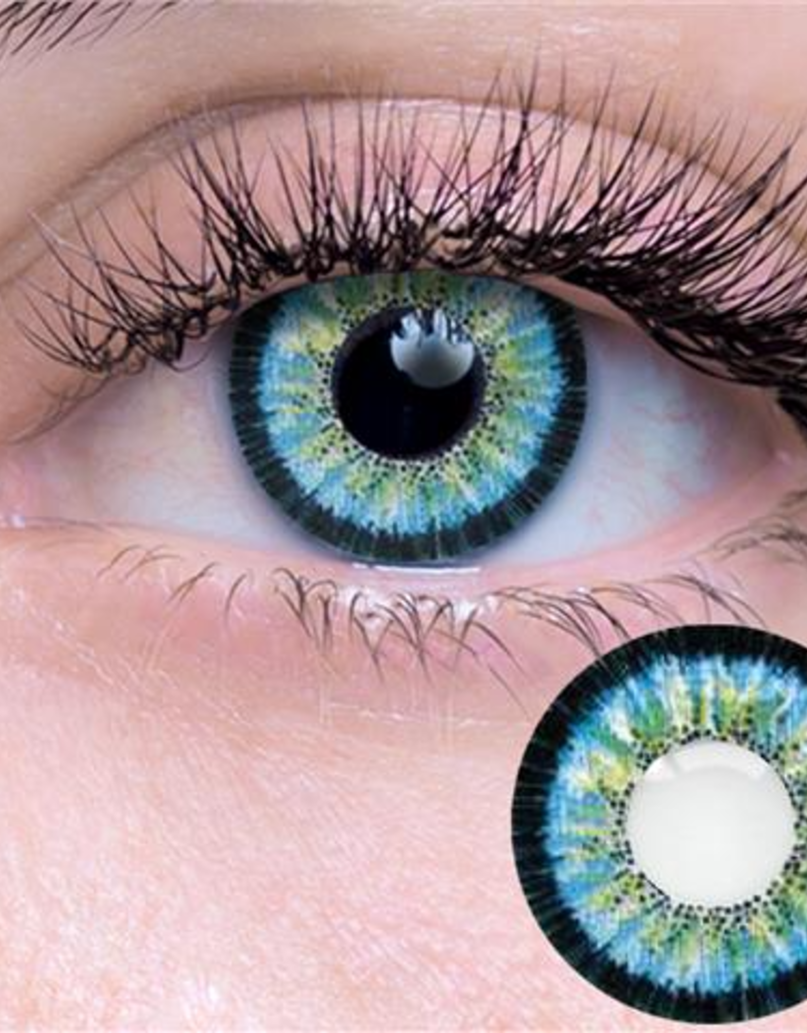 Bold Blue Contact Lenses
