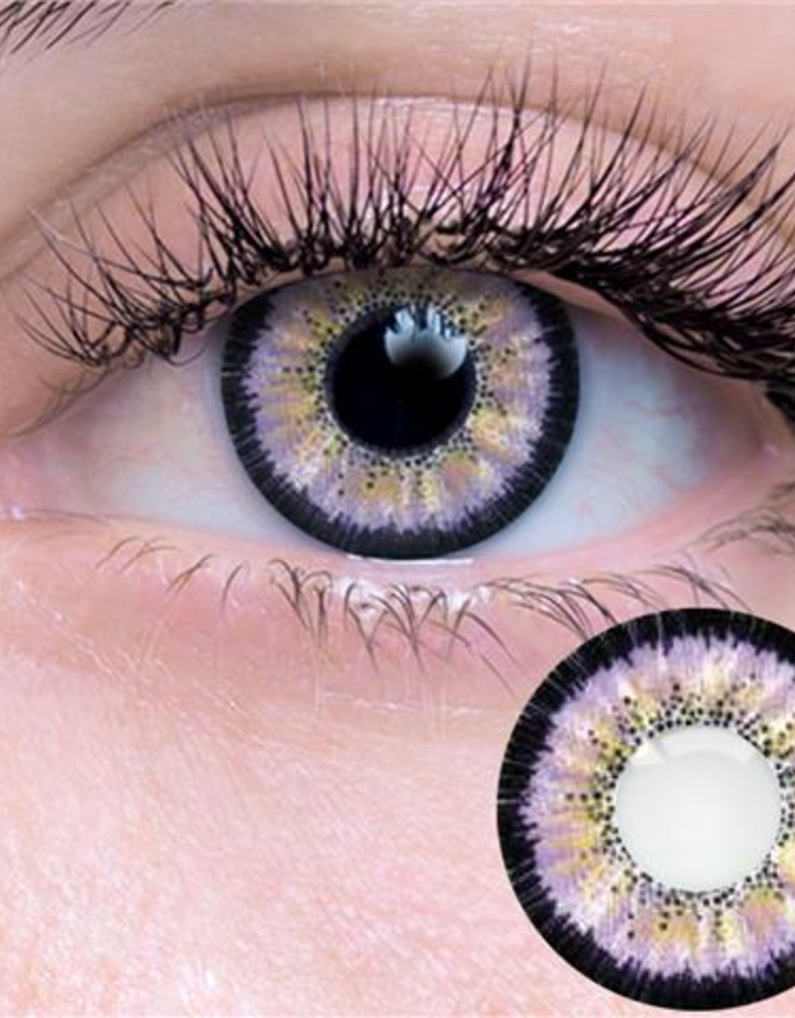 Bold Purple Contact Lenses