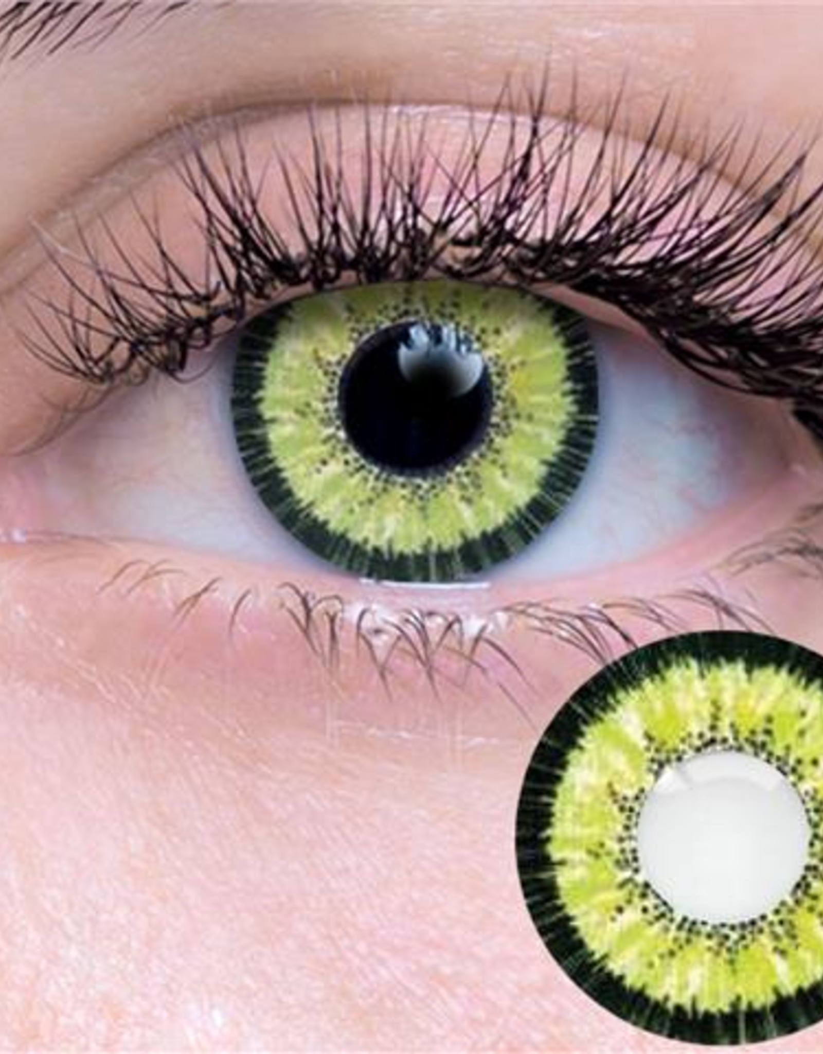Bold Green Contact Lenses