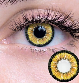Bold Amber Contact Lenses