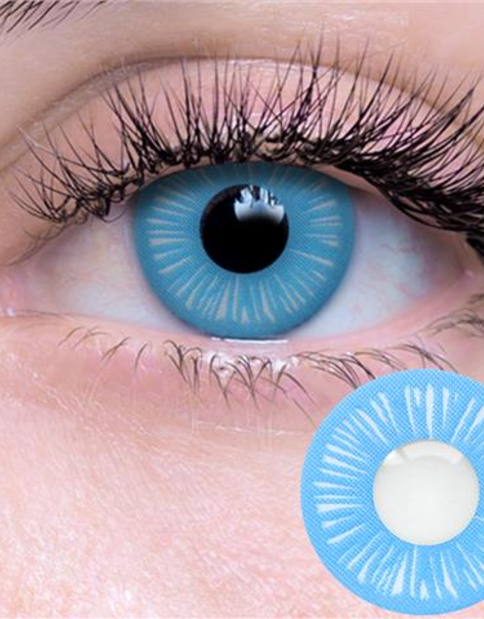 Blue Shiva Contact Lenses