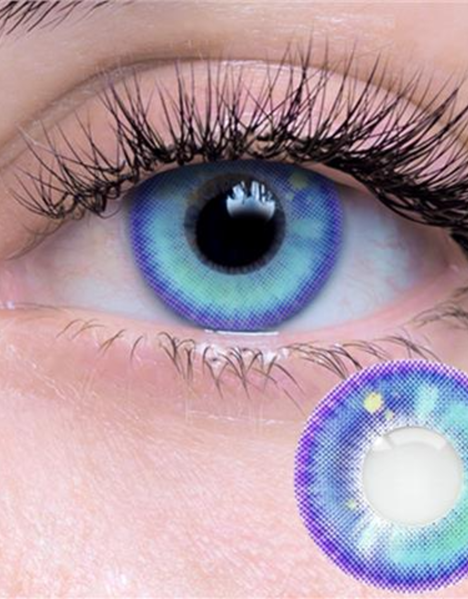 Snow Leopard Contact Lenses