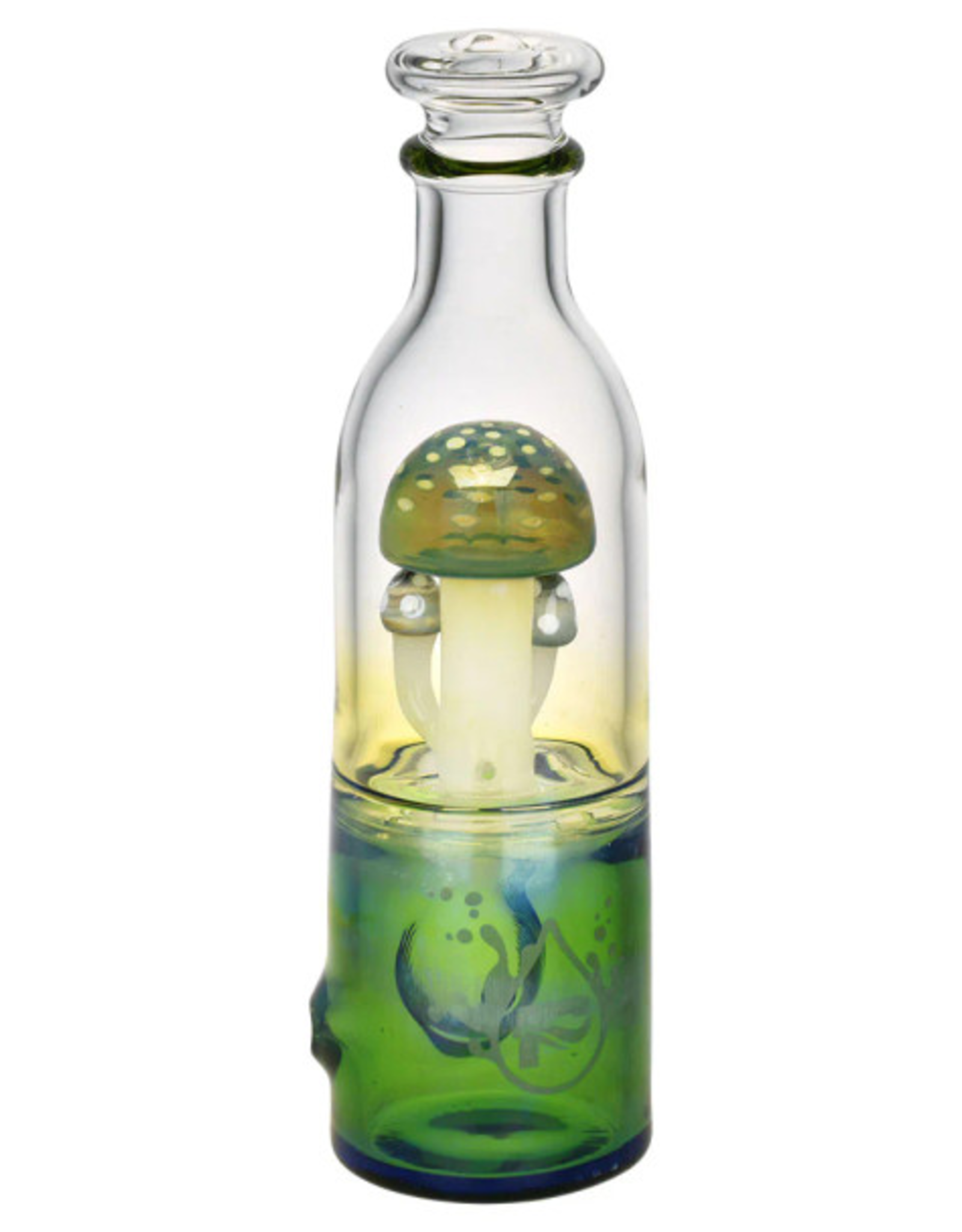 Pulsar Green Fungi Trio in Bottle Pipe by Pulsar