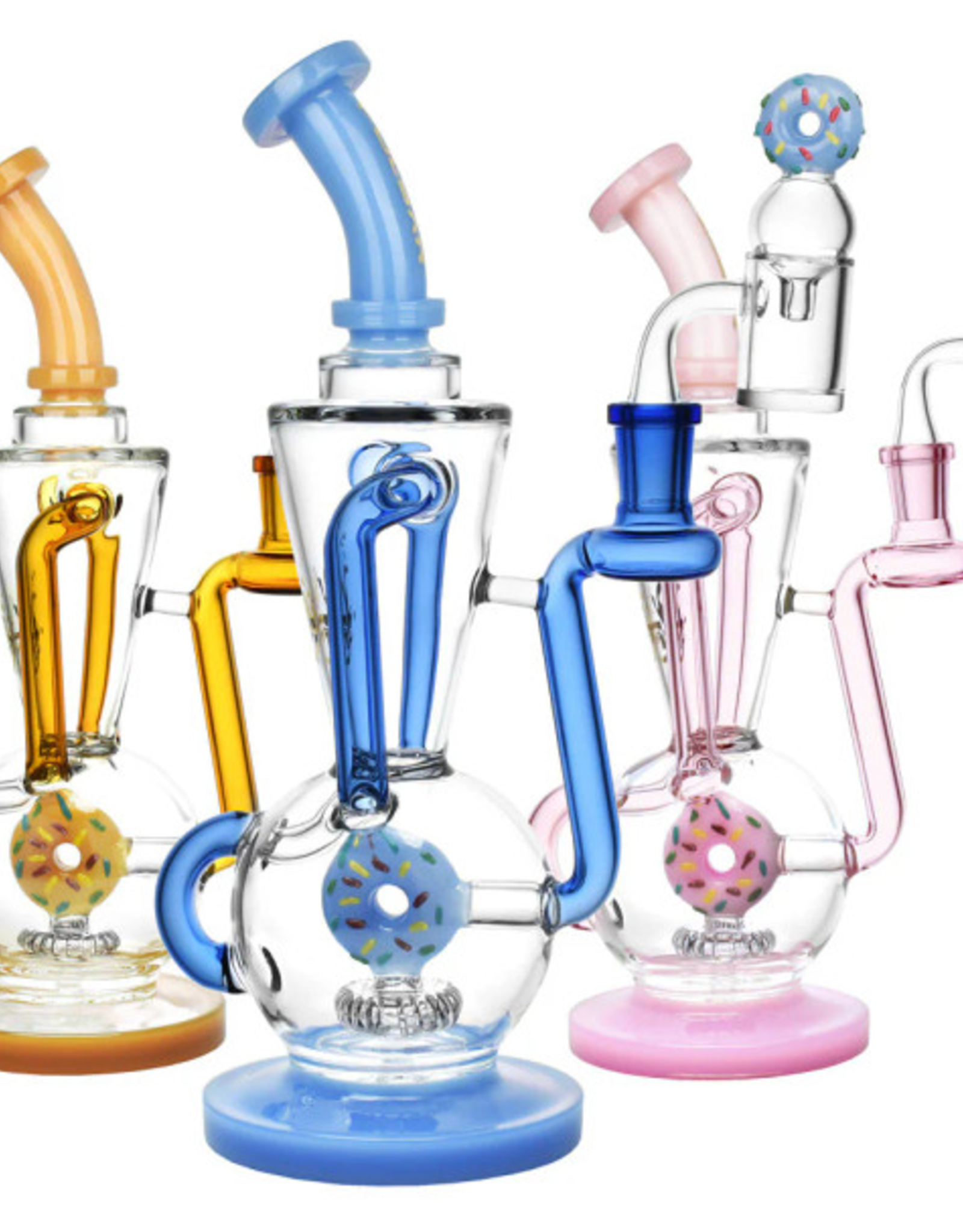 Pulsar 10.75" Delectable Doughnut Recycler Rig by Pulsar
