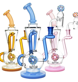 Pulsar 10.75" Delectable Doughnut Recycler Rig by Pulsar