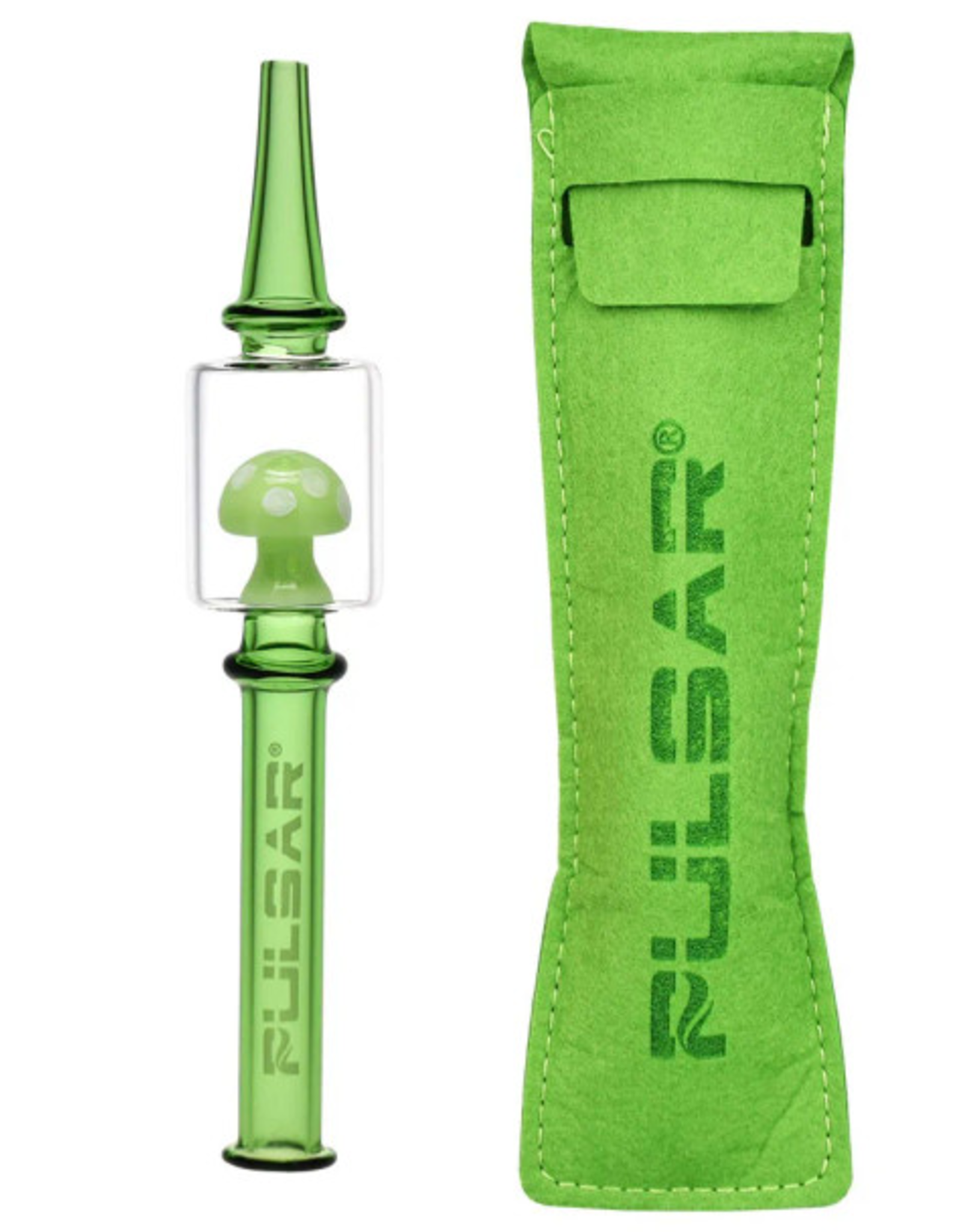 Pulsar 6" Magic Mushroom Dab Straw by Pulsar - Assorted Colours