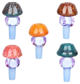 14mm Majestic Mushroom Honeycomb Bowl - Assorted Colours