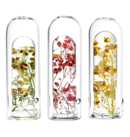 5.25" Wild Flower Power Terrarium Pipe