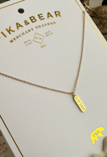 "Customer Service Inner Monologue " Salty Language Charm Necklace in Gold