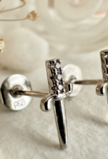 "Bruté" Silver Dagger Stud Earrings "Bruté" Silver Dagger Stud Earrings