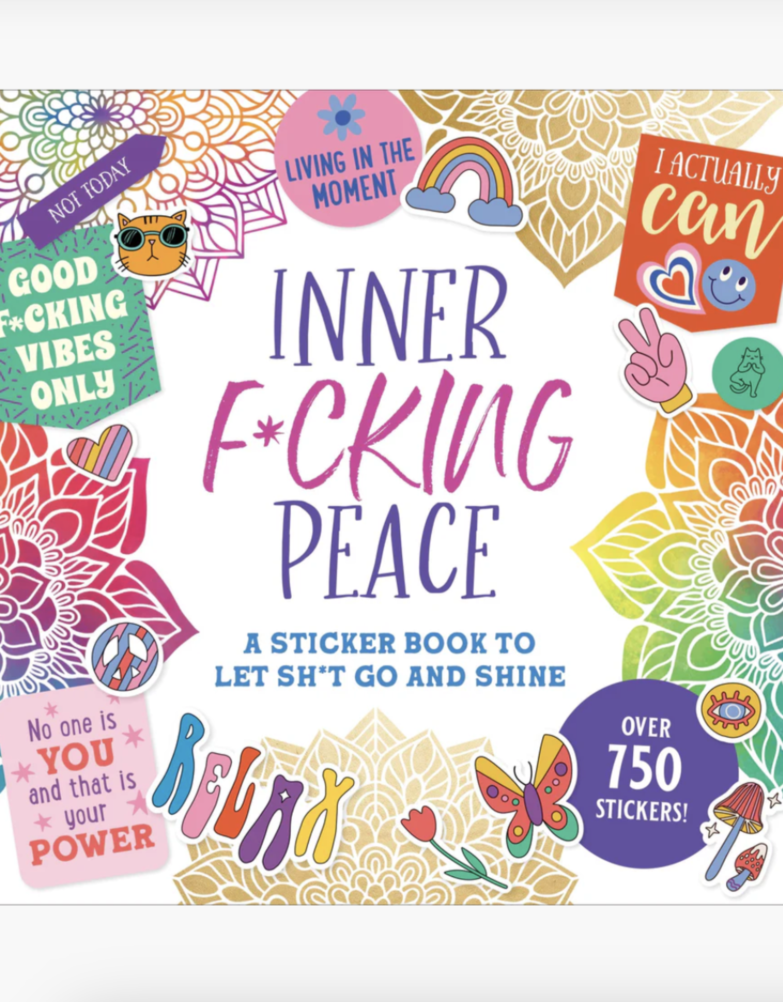 Inner F*cking Peace Sticker Book