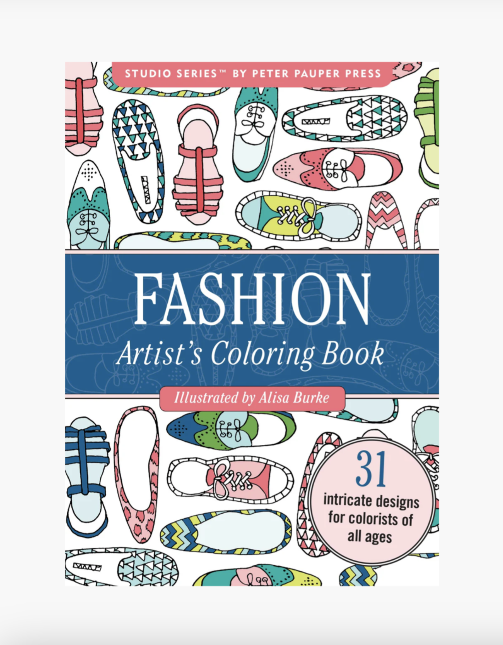 Fashion Portable Artist's Colouring Book
