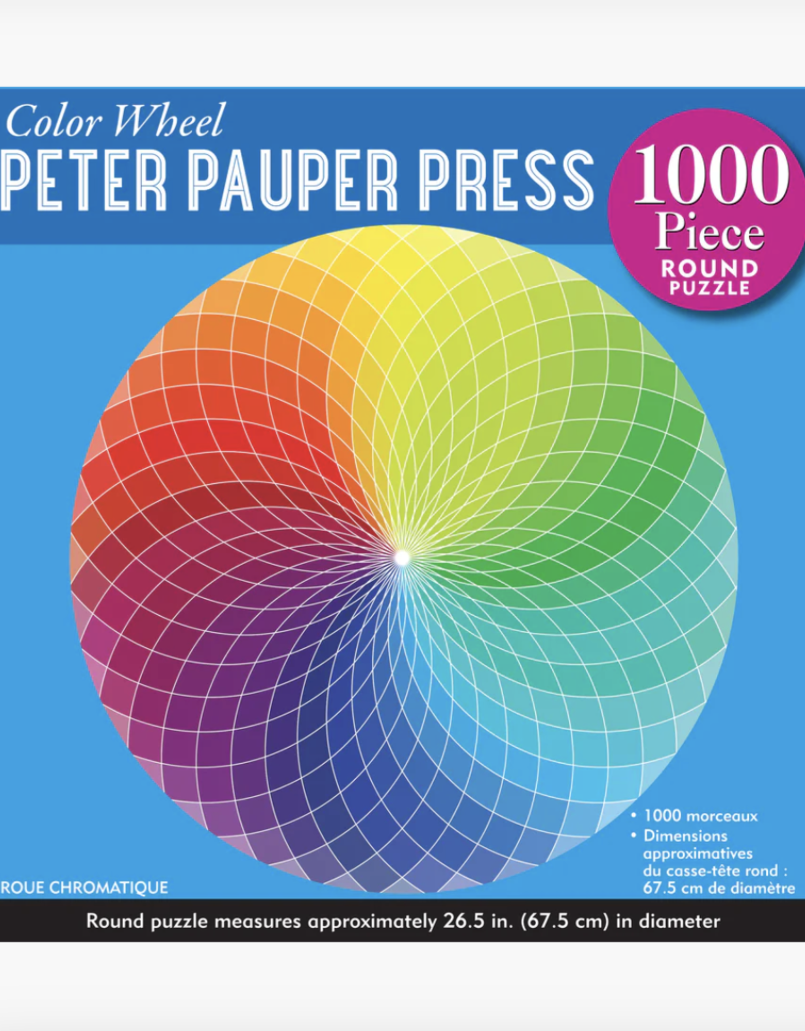 Colour Wheel Round Puzzle - 1000 Piece