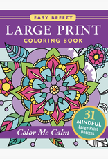 Large Print Colouring Book - Colour Me Calm