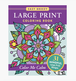 Large Print Colouring Book - Colour Me Calm