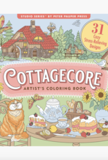 Cottagecore Adult Colouring Book