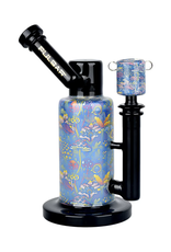 Pulsar 8.5" Neon Shrooms Inside Out Print Water Pipe by Pulsar