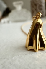 "François" Gold Ghost Charm Necklace "François" Gold Ghost Charm Necklace