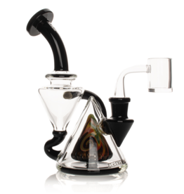 Red Eye Glass 7" Black Montage Recycler by Red Eye Glass