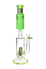 Pulsar 12" Green Stackable Glycerin Water Pipe by Pulsar