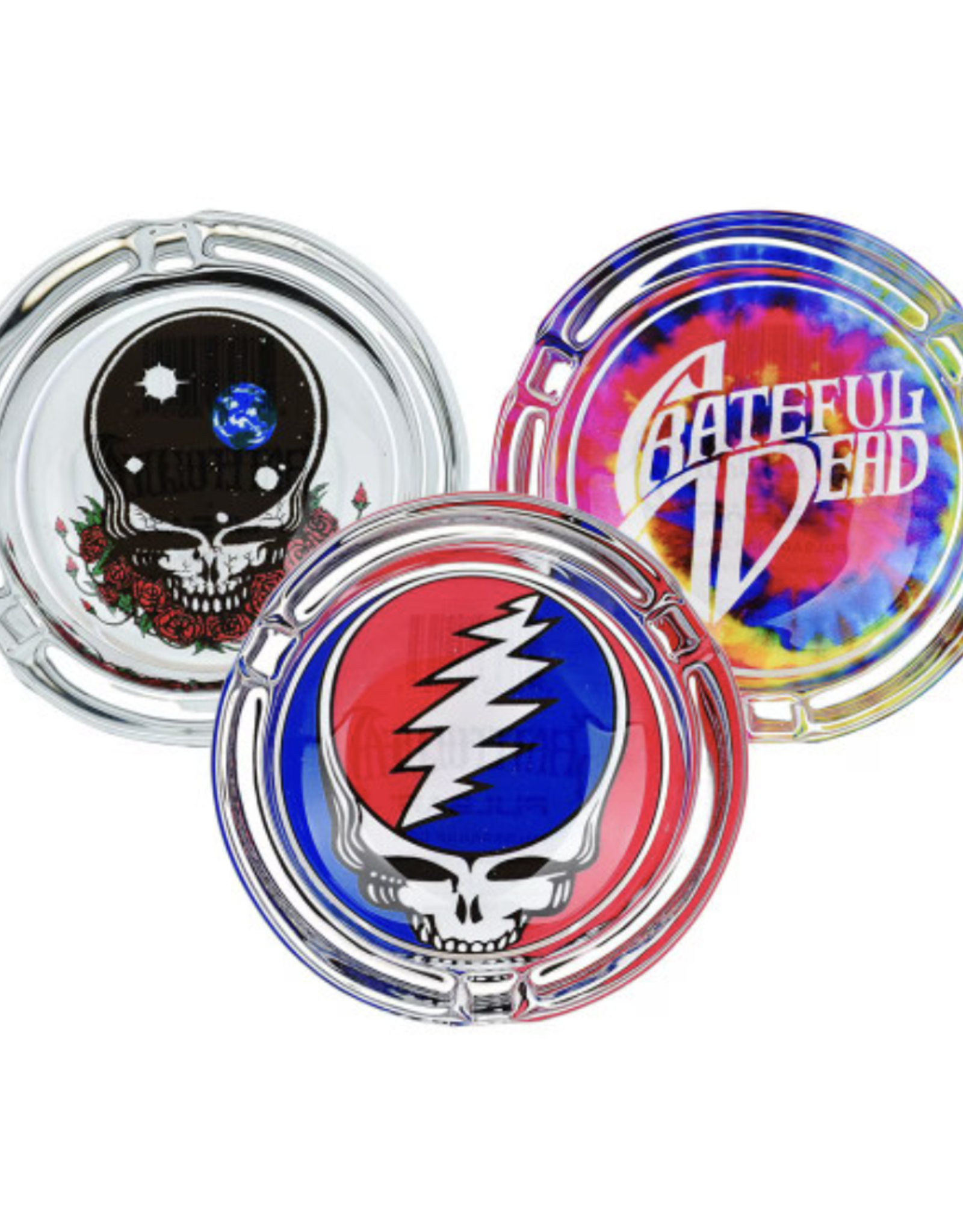 3.5" Grateful Dead x Pulsar Licensed Glass Ashtray