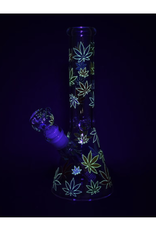 10.25" Rainbow Pride Leaf Beaker 10.25" Rainbow Pride Leaf Beaker