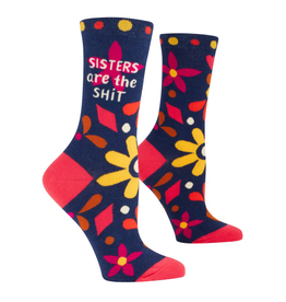 Sisters Are The Shit Women's Crew Socks