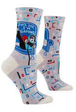 Fuck Off, I'm Gaming Women's Crew Socks