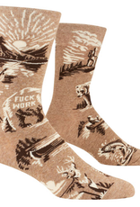 Fuck Work Men's Crew Socks