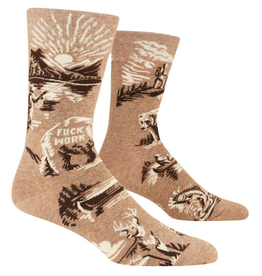 Fuck Work Men's Crew Socks