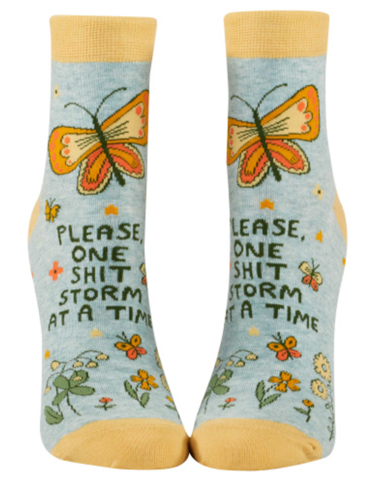 Please, One Shitstorm At A Time Women's Ankle Socks