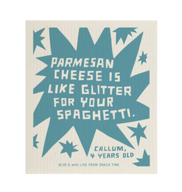 Parmesan Cheese Is Like Glitter For Your Spaghetti. Swedish Dish Cloth