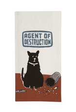 Agent Of Destruction Dish Towel
