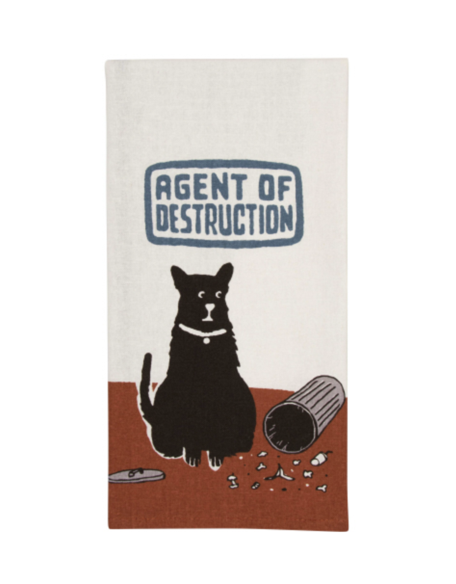 Agent Of Destruction Dish Towel