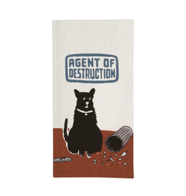 Agent Of Destruction Dish Towel