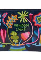 Random Crap Floral Zipper Pouch