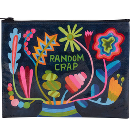 Random Crap Floral Zipper Pouch